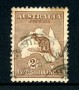 1912/19 - LOTTO/21539 - AUSTRALIA - 2s. BRUNO  - USATO