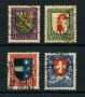 1926 - LOTTO/22261 - SVIZZERA - PRO JUVENTUTE 4v. - USATI