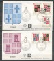 1979 - LOTTO/22380 - SMOM -  STEMMI - 2 FDC