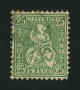 1867/78 - LOTTO/16325 - SVIZZERA - 25c. VERDE HELVETIA SEDUTA - USATO