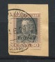 1928 - LOTTO/17225 - ERITREA - 50 cent.  BRUNO - USATO FRAMMENTO