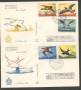 1959 - LOTTO/15905 - SAN MARINO  POSTA AEREA UCCELLI - 2 BUSTE FDC