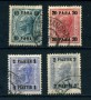 1903 - LOTTO/20821 - AUSTRIA LEVANTE - SOPRASTAMPATI 4v. - USATI