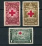 1944 - LOTTO/22914 - NICARAGUA - P.AEREA - CROCE ROSSA 3v. NUOVI
