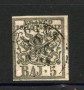 1852 - STATO PONTIFICIO - LOTTO/40350 - 5 BAJ ROSA - USATO