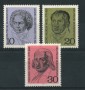 1970 - LOTTO/18889 - GERMANIA FEDERALE - CELEBRITA' 3v. - NUOVI