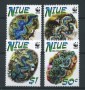2002 - LOTTO/19387 - NIUE - TRIDACNIDI 4v. NUOVI