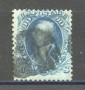 1867- STATI UNITI - LOTTO/40825 - 90 Cent. AZZURRO CON GRIGLIA G.WASHINGTON - USATO