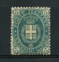 1889 - regno - 5 CENTESIMI VERDE SCURO - LINGUELLATO - LOTTO/15284