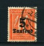 1923 - LOTTO/17863 - GERMANIA REICH - 5T. SU 40p. - USATO