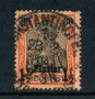 1900 - GERMANIA LEVANTE - LOTTO/20823 - 1,5 SU 30p. ARANCIO NERO - USATO