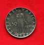 1957 - VATICANO - LOTTO/M48157 - 50 LIRE PAPA PIO XII°
