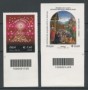 2012 -  LOTTO/15461CB - REPUBBLICA - NATALE 2v. - CODICE A BARRE