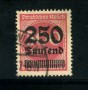 1923 - LOTTO/17879 - GERMANIA REICH - 250t. su 500m. ROSA - USATO