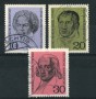 1970 - LOTTO/18889U - GERMANIA FEDERALE - CELEBRITA' 3v. -  USATI