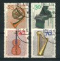 1973 - LOTTO/18935U - GERMANIA FEDERALE - STRUMENTI MUSICALI 4v. -  USATI