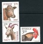 1995 - LOTTO/19432 - SVEZIA - ANIMALI D'ALLEVAMENTO 3v. - NUOVI