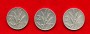 1956 - REPUBBLICA - LOTTO/M43027 - INSIEME DI 3 MONETE DA 2 LIRE 