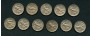 1908/1922 - LOTTO/M18682 - REGNO - 20 cent. LIBERTA' LIBRATA - SERIE COMPLETA