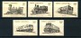 1988 - TURCHIA - LOTTO/19979 - LOCOMOTIVE 5v. - NUOVI