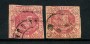 1873/75 - LOTTO/23023 - VENEZUELA - 1/2 REAL ROSA SOPRASTAMPATO - USATO