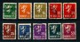 1941 - LOTTO/20533 - NORVEGIA - LEONE RAMPANTE 10v. - USATI