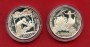 Vatican City 1997 Holy Year Set of 2 Commemorative Silver Coins - Proof - LOTTO/M48610