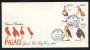 1988 - LOTTO/19576 - PALAU - UCCELLI 4V. - BUSTA FDC