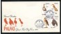 1988 - LOTTO/19576 - PALAU - UCCELLI 4V. - BUSTA FDC