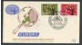 1962 - BELGIO - LOTTO/20435 - EUROPA 2v. - BUSTA FDC