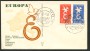 1958 - LOTTO/15937 - REPUBBLICA - EUROPA 2v. -  BUSTA FDC