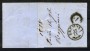 1858 - LOMBARDO VENETO - LOTTO/40556 - 15 CENTESIMI ROSA CHIARO - BUSTA DA PAVIA