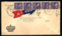 1952 - LOTTO/1476 - STATI UNITI - BUSTA VIA AEREA PER L'ITALIA