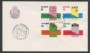 1989 - LOTTO/15304 - SAN MARINO - SPORT 4v. - BUSTA FDC