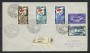 1951 - TRIESTE - LOTTO/40177 -  CONCORSI GINNICI 3v. BUSTA PER COMO