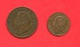 1867 - REGNO - LOTTO/M48584 - 1 e 2  CENTESIMI VITTORIO EMANUELE II°