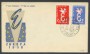 1958 - BELGIO - LOTTO/19846 - EUROPA BUSTA FDC.