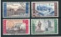 1966 - BELGIO - LOTTO/24412 - MONUMENTI CELEBRI 4v. - USATI