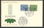 1962 - GERMANIA FEDERALE - LOTTO/20433 - EUROPA 2v. BUSTA FDC