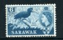 1955/57 - SARAWAK - LOTTO/22967 - 6 CENT. UCCELLO HORNBILL - NUOVO