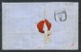 1863 - FIUME - LOTTO/39822 - 5s. ROSSO - LOMBARDO VENETO  SU BUSTA PER TRIESTE