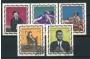 1965 - YEMEN - LOTTO/22985 - J.F.KENNEDY 5v. - USATI