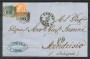 1870 - REGNO - LOTTO/39984 - 10 cent . PIU 20 cent. - BUSTA PER MENDRISIO