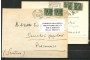 1944 - REP.SOCIALE- LUOGOTENENZA - LOTTO/48046 - INSIEME DI 8 BUSTE CO AFFRANCATURE  MULTIPLE