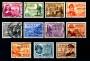 1947 - LOTTO/20539 - NORVEGIA - CENTENARIO POSTE  11v. - USATI