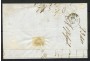 1857 - LOMBARDO VENETO - LOTTO/40553 - 15 CENT. + 30 CENT. SU LETTERA DA MILANO A BOLOGNA