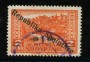 1925 - LOTTO/18730 - ALBANIA - 1 SU 2 q. ARANCIO SOPRASTAMPATO - USATO
