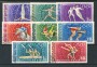 1968 - LOTTO/4555 - UNGHERIA - OLIMPIADI MESSICO 8v. - USATI