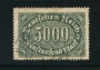 1922 - LOTTO/17798 - GERMANIA REICH  - 5000m. VERDE GRIGIO - USATO