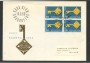 1968 - SVIZZERA - LOTTO/20456 - EUROPA QUARTINA BUSTA FDC